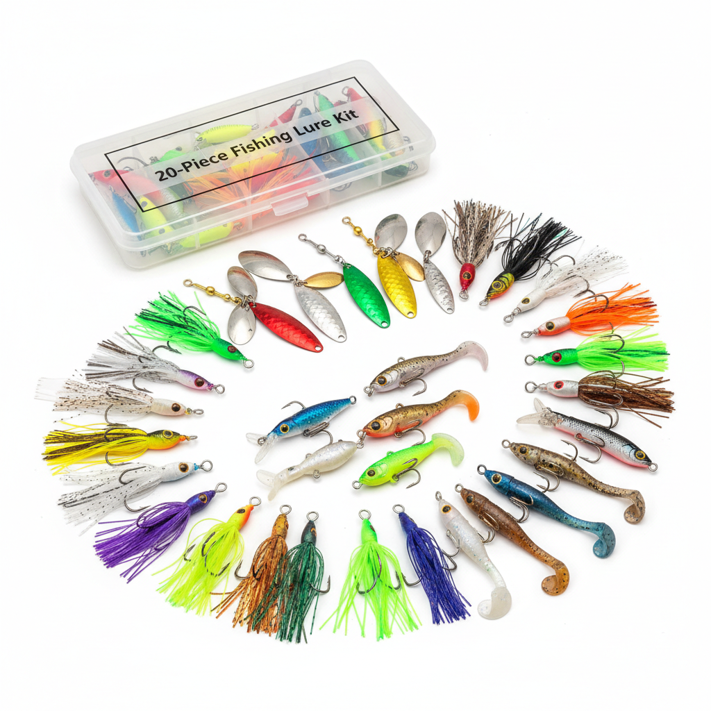 Kit de leurres assortis 20 pièces